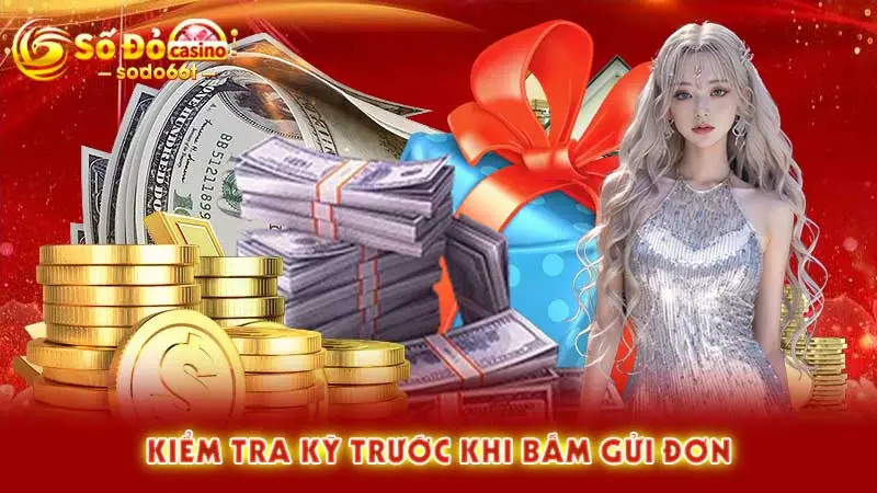 Kiểm tra kỹ trước khi bấm gửi đơn
